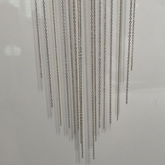 Free People Ariana Ost No Halo Body Chain Necklace Fringe Bohemian Festival NWT - Picture 4 of 8